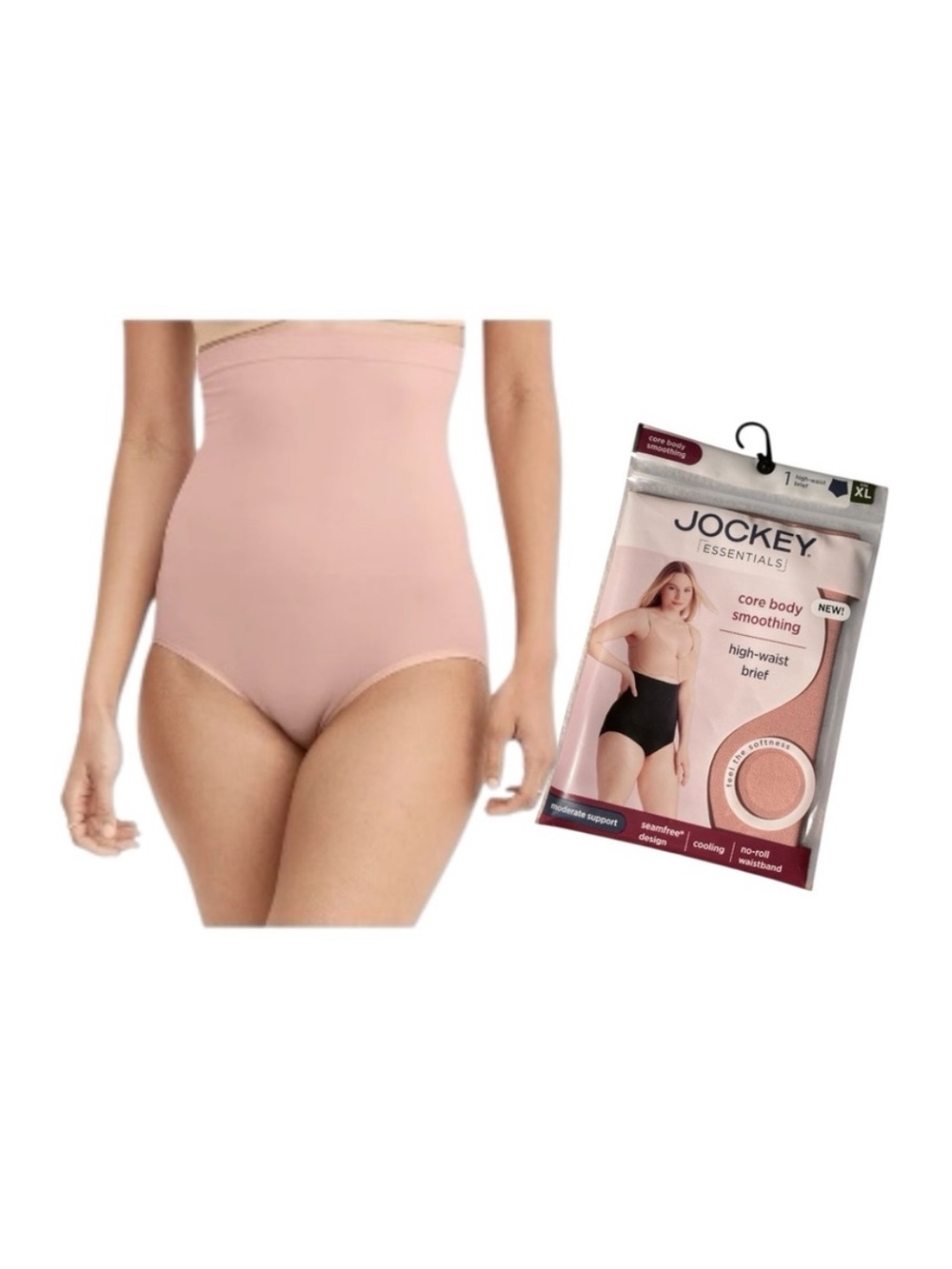 Jockey Core Body Smoothing Seamless Shapewear Intimates Brief